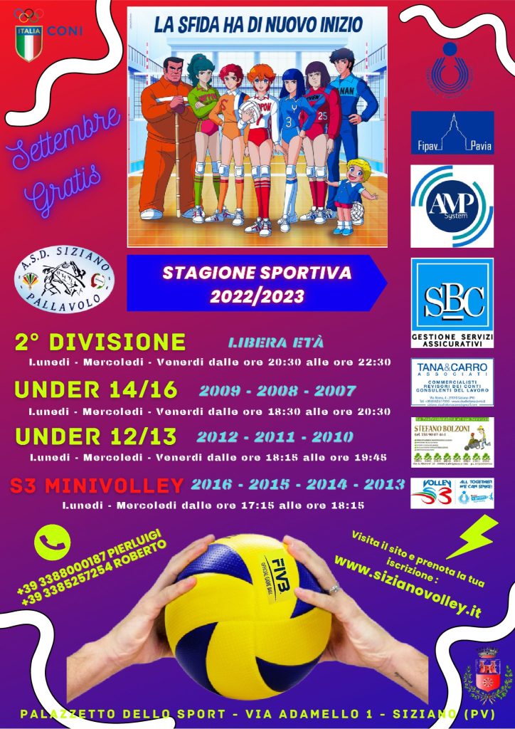 Stagione 2022/2023 – Save the dates